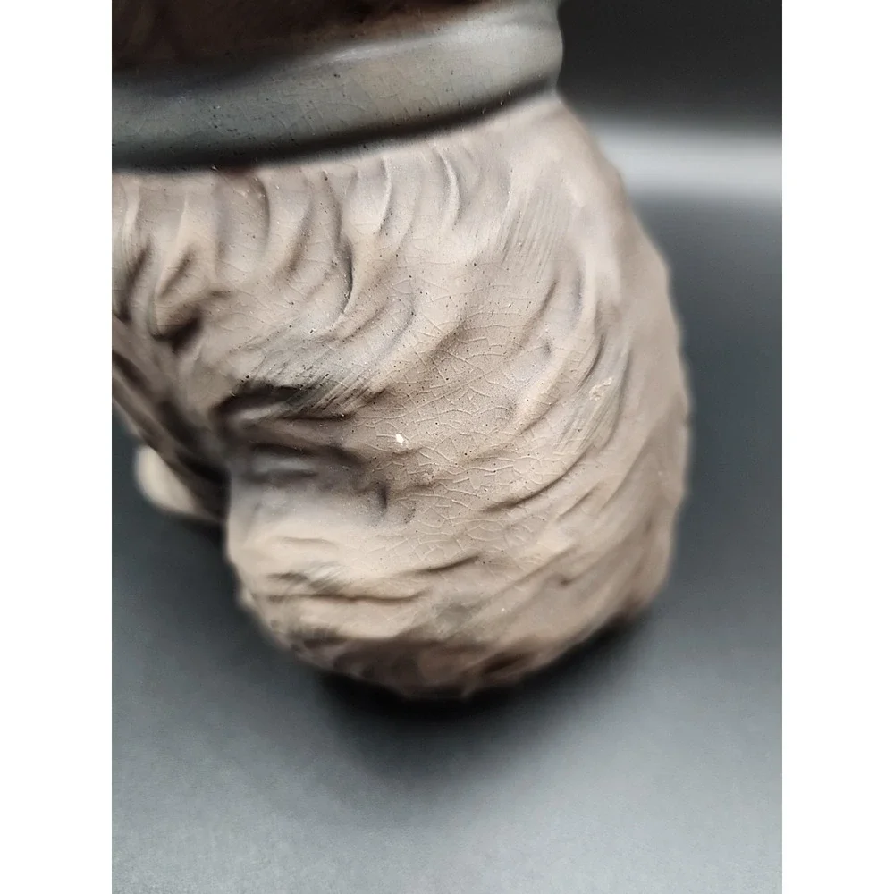 Vintage Lefton Gray Kitten‎ Cat Ceramic Bank #1565